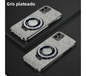 Luxury Plating Magnetic Holder Phone Case for Motorola Moto G13 G23 G53 G73 G72 E13 E22 E32 E20 E6s E7 Plus Power Silicone Cover