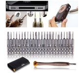Juego de dethornilladores de precisión prácticas 25 en 1 para reparación de Relojes, PC y iPhone