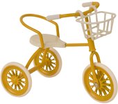 1:12 Miniature Artificial Iron Tricycle Suitable for Bjd Ob11 Doll House Home Furnishings