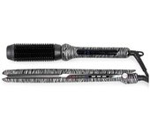 PACK CORIOLISS PLANCHA CABELLO C3 + HOT BRUSH SILVER ZEBRA