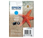 Epson - Cartucho de Tinta Original Epson XP-2100, 3100, 4100 / WF-2830DWF, 2850DW - Nº 603 Cian (10 Unidades)