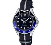 Reloj de pulsera CASIO Collection - MDV-10C-1A2VEF correa color: Negro Dial Negro Hombre