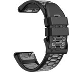 QuickFit 22mm 26mm Sport Breathable Silicone Strap For Garmin Fenix 7X 7 Pro 6X 6 5 5X Plus/Epix 2 47mm 51mm Bracelet Watchbands