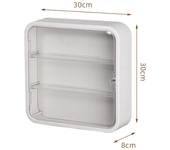 Wall Mounted Showcase Clear Acrylic Blind Display Case Figures Stand Dust Display Proof Doll Toy Storage Box Box Jewelry Figures
