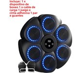 Máquina De Boxeo Inteligente With Música BT Luz RGB Adult/Niños Deporte Fitness Entrenador De Ejercicio En Casa Objetivo De Boxeo Type-C Carga SSIT