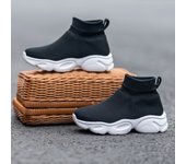 New Kids Sock Shoes Knitted Fashion High Top Sneakers for Boys Girls Casual Sport Sock Sneakers Children Tennis Shoes