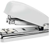 Petrus 226 grapadora metalica - hasta 30 hojas - grapado cerrado, abierto y clavado - color blanco metalizado