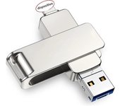 Phone USB Flash Drive 512GB External Storage 256GB 128G 64G 32G For iPhone iPad Android android USB 3in1 Pendrive Gift Usb Stick