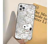 1pc Snoopy Phone Case Silicone Soft For IPhone 16 15 14 13 12 11 Plus Pro Max Plus