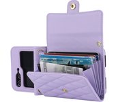 Crossbody Bag Fashion Leather Case For Samsung Galaxy Z Flip 6 5 4 3 Flip3 Flip5 Flip4 Flip6 5G Long Lanyard Wallet Card Cover
