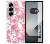 Tumundosmartphone Funda Carcasa Dura para Samsung Galaxy Z Fold 6 5G diseño Flores 07 Dibujos