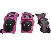 DEPORTOYS Set Protecciones Multideporte X-Trem Niños Rosas
