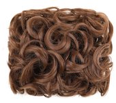Short Messy Curly Hair Bun 6 Inch Easy Stretch Hair Combs Clip in Ponytail Extension Elegant High Quality Synthetic Hairpieces