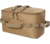 Outdoor Camping Storage Bag Basket Gas Stove Canister Pot Carry Bag Sack Picnic Bag Cookware Utensils Organizer