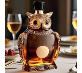 Divertida botella de whisky Trump, decantadora de cristal para whisky bourbon, regalo único para hombres, entusiastas políticos y amantes del whisky, decoración de bar para el hogar (26 oz)
