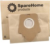 Bolsas aspirador Solac 911 915 945 946 Compact 1400 Electronico -  Hyperfilter Plus / Alta filtración - 10 unidades   SpareHome® 400SC3129