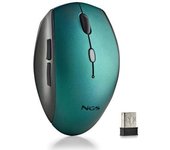 Ratón Inalámbrico NGS Bee Blue/ Hasta 1600 DPI/ Azul