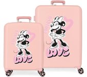Disney Juego De Maletas ABS Rígida Good Things Rosa