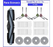 Main Side Brush HEPA Filter Mop Rag Cloth For Yeedi Floor 3 Station Robot Vacuum Cleaner Spare Parts Accessories