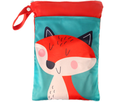 BIAI 25*35cm Wet Storage Bag Washable Diaper Nappy Bag Waterproof Beach Bag Double Pocket with Zippers Travel Makeup Storage Bag
