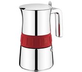 CAFETERA ITALIANA BRA A170568 10 TZ. ELEGANCE RED