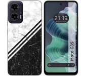 Tumundosmartphone Funda Silicona para Motorola Moto G35 5G diseño Mármol 01 Dibujos