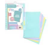 JUEGO SEPARADORES POLIPROPILENO PASTEL EXTRA FUERTE 6 POSICIONES CARCHIVO 49060699