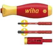 Wiha Adaptadores de Par de Apriete Easytorque Electric Slimvario Slimbits SL/PZ 4 Unid Blíster