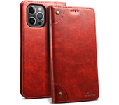 EUCAGR Luxury  Leather Magnetic Shockproof Case For iPhone 14 15 13 12 11 Pro Max XS XR SE 2022 8 7 Plus Protective Phone Shell