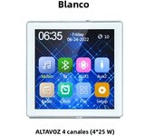 Mini Touch Screen 4*25W Stereo Music Panel PA SystemBluetooth Wall Amplifier Smart Home Audio Ceiling Speaker Wall Amplifier ﻿