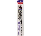 Red Kiss Zebra Parting Rat Tail Comb Peine