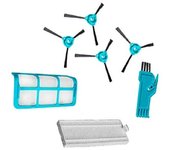 Cecotec Consumibles para Congas Serie 950. Pack de Consumibles que incluye 4 Cepillos laterales y Filtros
