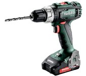 Metabo BS 18 L Taladradora atornilladora de batería/18V 2x Ion de litio; Cargador SC 30; metaBOX 145