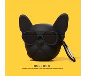 Cool Bulldog Hip Hop Music Dog Silicone Case for Apple Airpods 4 3 2 Cover for AirPods Pro 2 Generation Protective Shell