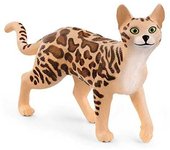 Figura Schleich Gato de Bengala Exótico Pelaje Realista - Juguete Educativo para Niños