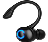 Bluetooth 5.2 Business Wireless Headphone Ear-Hook Mini HIFI Bass Noise Cancelling Earphone With Mic Sport Game Headset