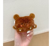 Cute Bear Soft Furry Plush Earphone Case For Apple AirPods 3 Pro 2 Headphones Soft Silicone Funda For air pods 1 2 Headset Cover