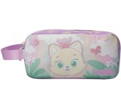 Totto  Estuche - Queen Cat Rosa Pequeño