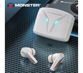 Original Monster XKT06 Low lantency Earphone TWS Wireless Bluetooth 5.2 Headset Sports Earbuds Gaming Noise Reduction Headphones