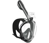Máscara de Snorkel,180° Vista Máscara de Buceo con diseño panorámico de Cara Completa Cámara Deportiva Compatible Máscara de Buceo con tecnología Anti-Niebla y Anti-Fugas para Adultos y niños