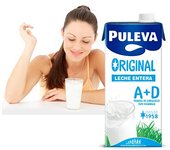 Puleva Original Leche Entera Brik 1 L. caja de 6 briks
