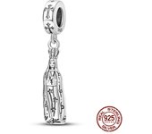 100% 925 Sterling Silver Cross Crown Virgin Mary Charms Beads Fit Pandora 925 Original Bracelets Fine DIY Jewelry For Women Gift