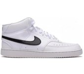 NIKE COURT VISION MID NN BOTA BLANCO/NEGRO