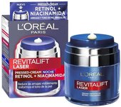 L'Oreal Paris Revitalift Filler Ácido hialurónico 1,5% puro concentrado de ácido hialurónico suero cuentagotas -L'Oréal Paris Revitalift Láser Crema de Día Anti-Edad Triple Acción, Protección Solar SPF 25, 50 ml-DIA-NOCHE-Sérum facial de noche