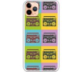 Funda compatible con iPhone 11 Pro Max - Radiocasettes Colores