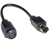 Adaptador Video SVHS-4 a SVHS-7 (MiniDIN4-H/MiniDIN7-M) - BeMatik