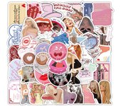 10/30/50pcs Hot Singer Sabrina Carpenter Stickers Cartoon Decals Laptop Motorcycle Album Luggage Decoration Sticker Kids Toys