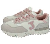 Deportivos marca JOMA para mujer en color beige. Zapatillas Joma Urbanas Mujer con Suela Reciclada y Refuerzos de Serraje