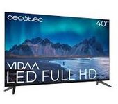 Cecotec 991 A5 series ALF50040 Televisión LED 40” con resolución Full HD con sistema Dolby Smart TV VIDAA WiFi Integrado Salida de auriculares 3 HDMI y 2 USB Altavoces 16W.