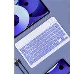 Wireless keyboard, 10 inch slim, rechargeable silent, tablet/laptop wireless keyboard, ipad mini keyboard